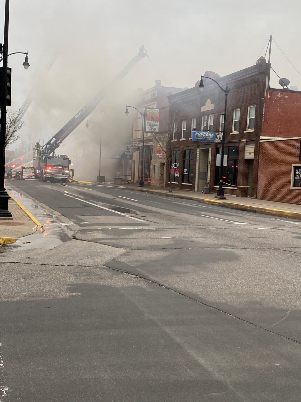 Fire scene